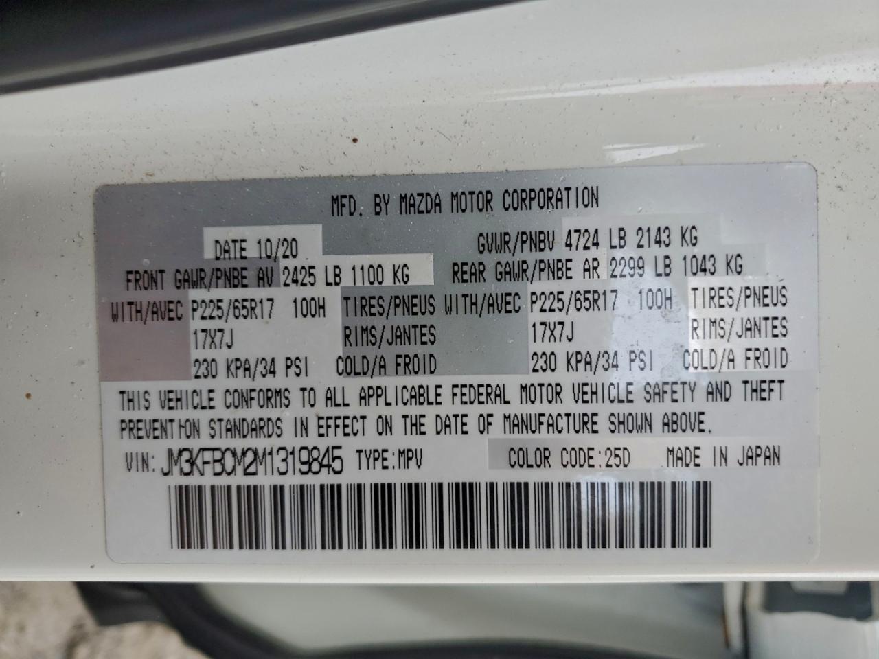 2021 MAZDA CX-5