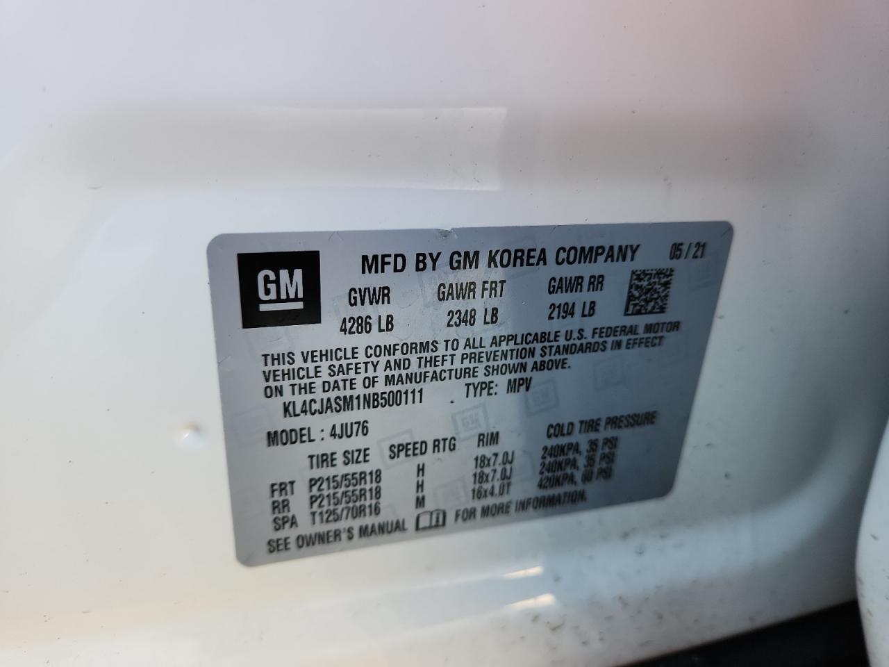 2022 BUICK ENCORE