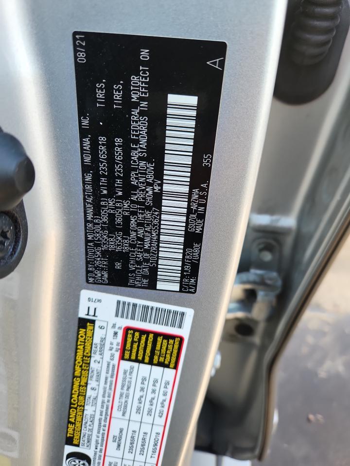 2021 TOYOTA HIGHLANDER