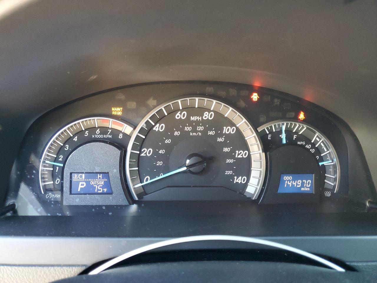 2012 TOYOTA CAMRY
