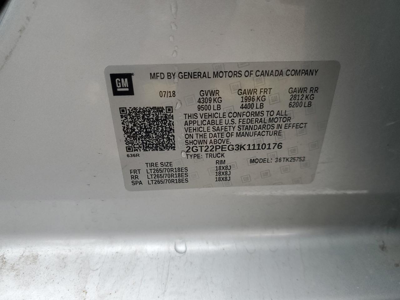 2019 GMC Sierra