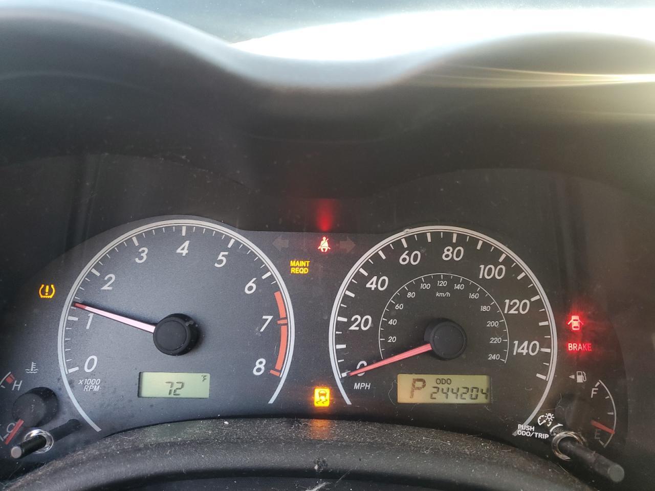 2012 TOYOTA COROLLA