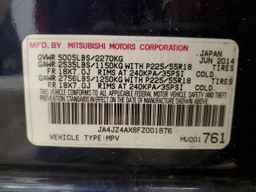 2015 MITSUBISHI outlander