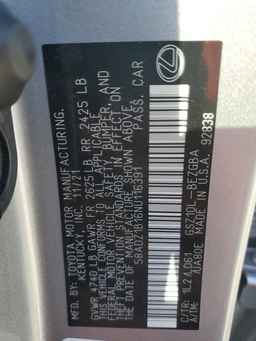 2022 LEXUS ES 350