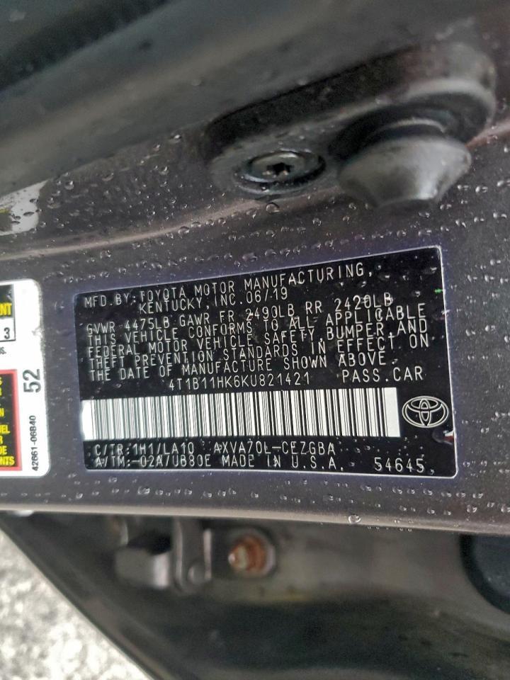2019 TOYOTA CAMRY