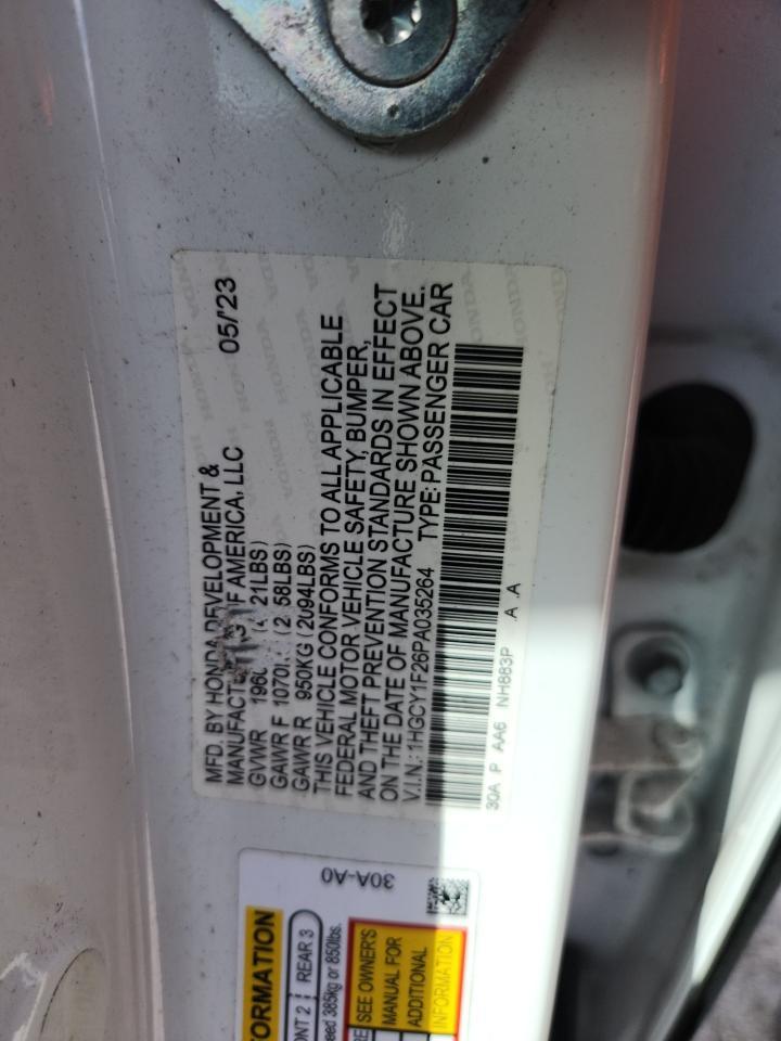 2023 HONDA ACCORD