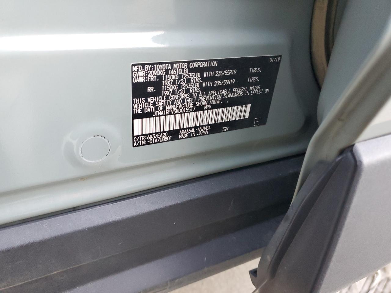 2019 TOYOTA RAV4