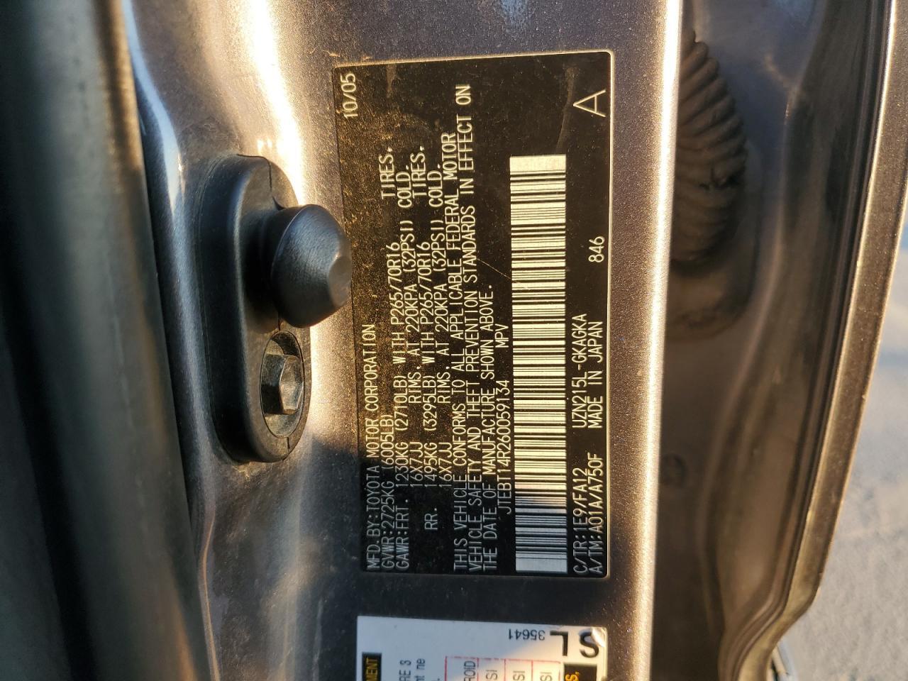 2006 TOYOTA 4Runner