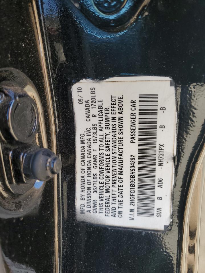 2011 HONDA CIVIC
