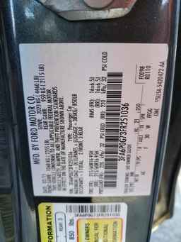 2015 FORD FUSION