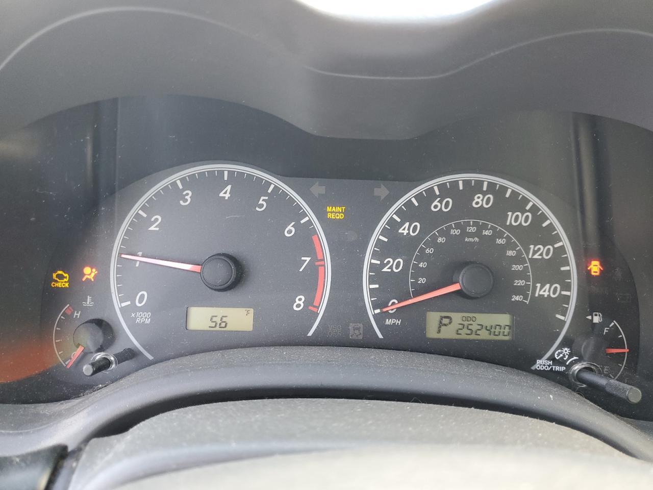 2009 TOYOTA COROLLA