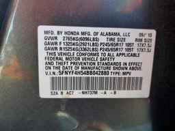 2011 HONDA PILOT