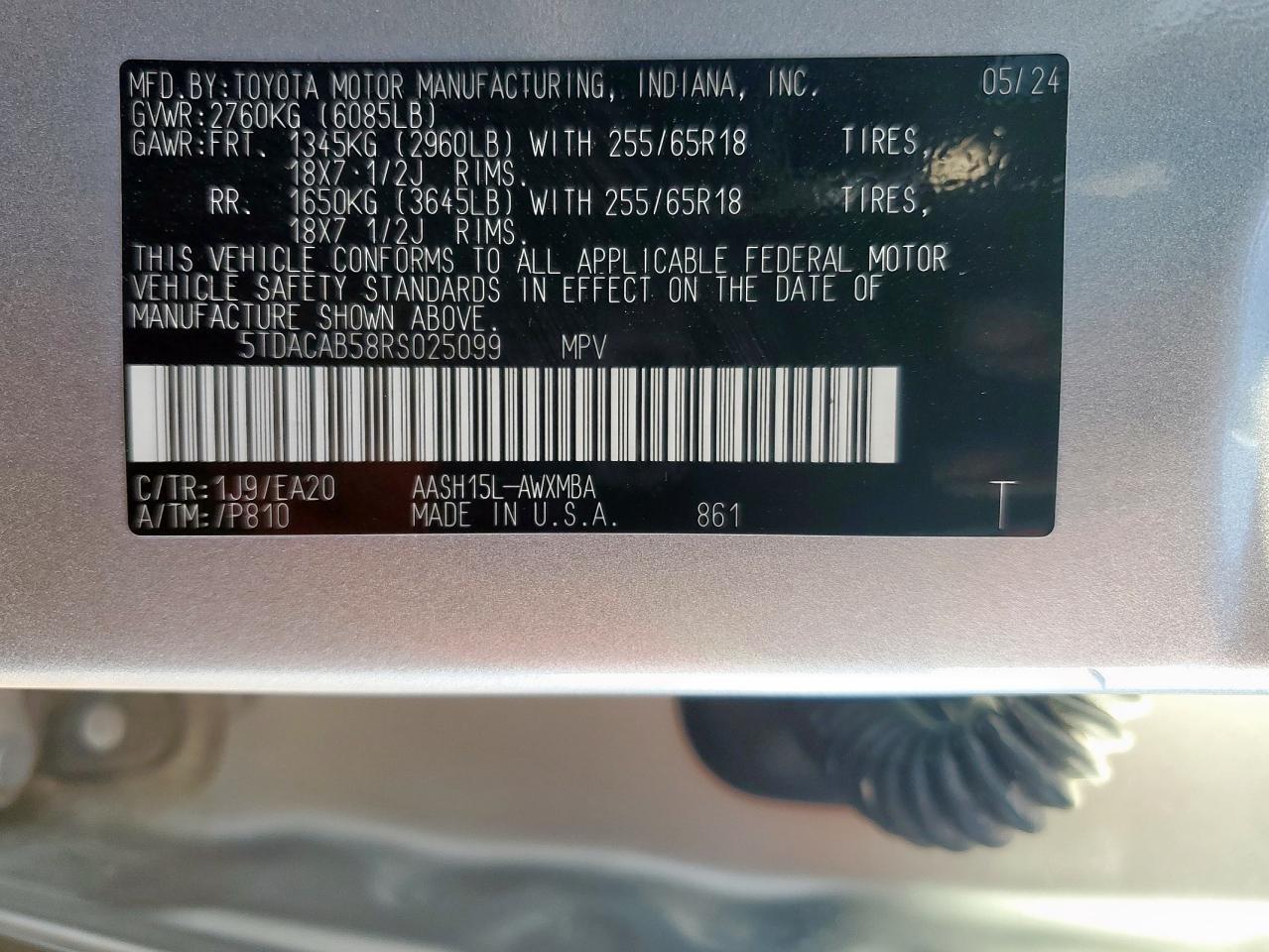 2024 TOYOTA HIGHLANDER