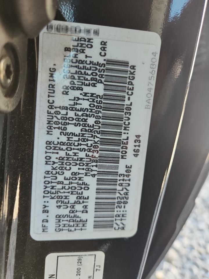 2002 TOYOTA CAMRY