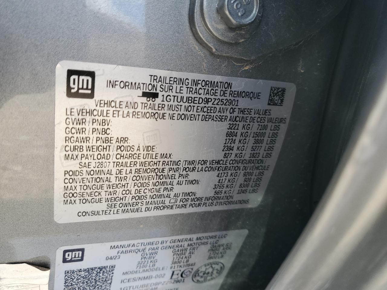 2023 GMC Sierra