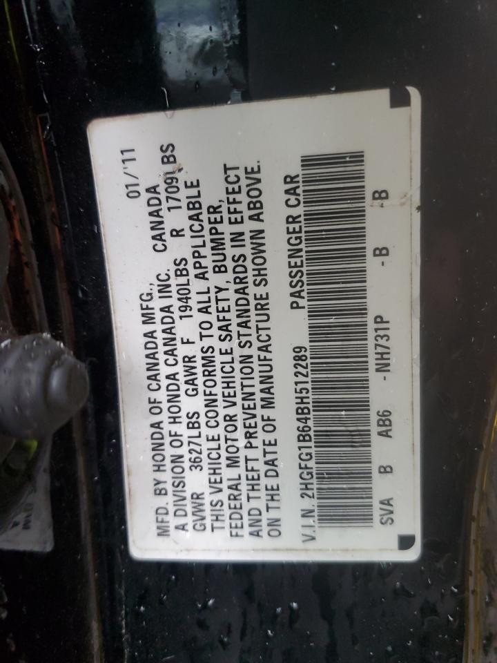 2011 HONDA CIVIC