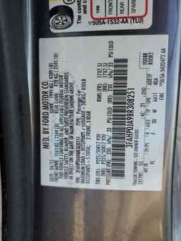 2011 FORD FUSION