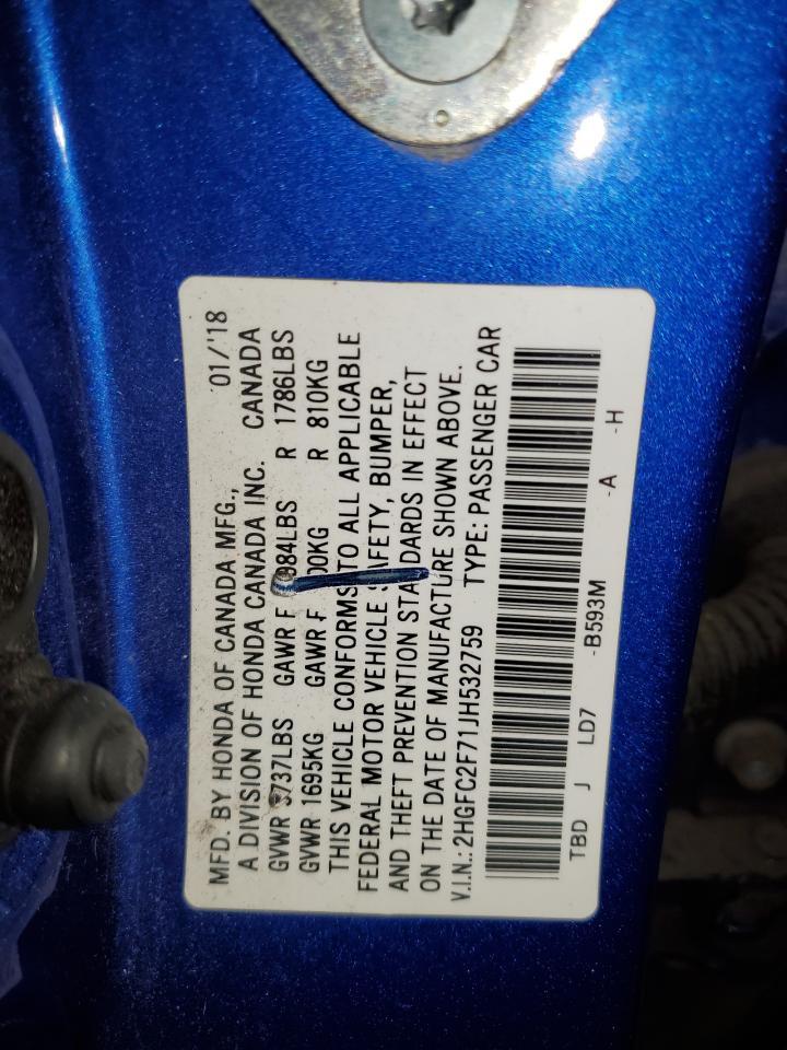 2018 HONDA CIVIC