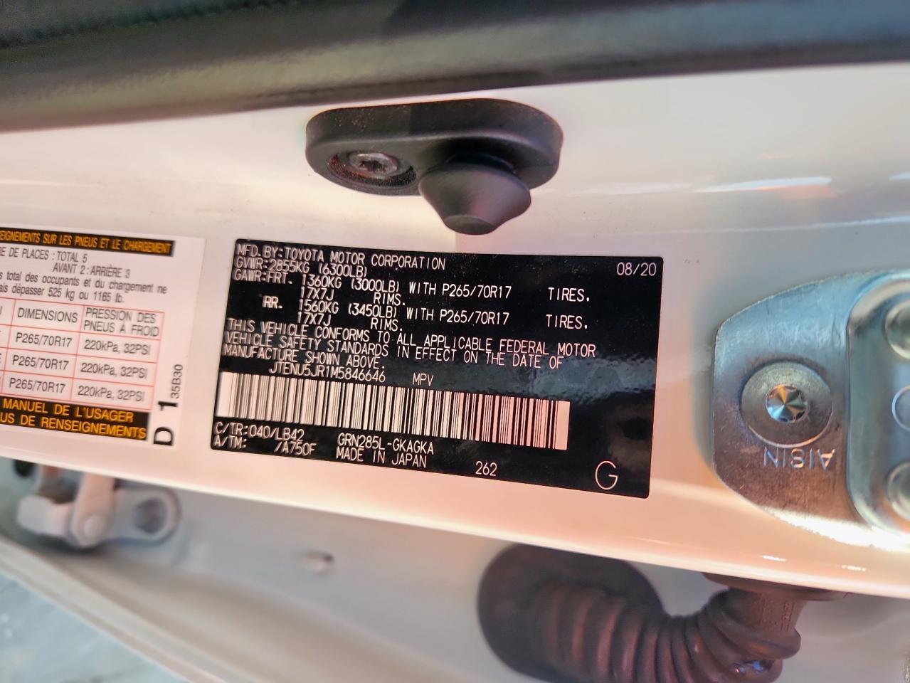 2021 TOYOTA 4Runner