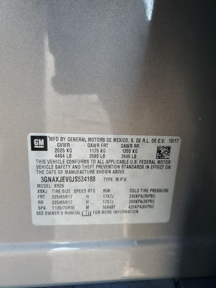 2018 CHEVROLET EQUINOX
