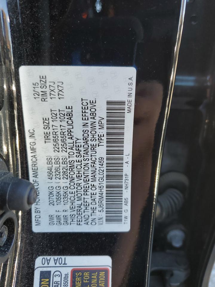 2016 HONDA CR-V