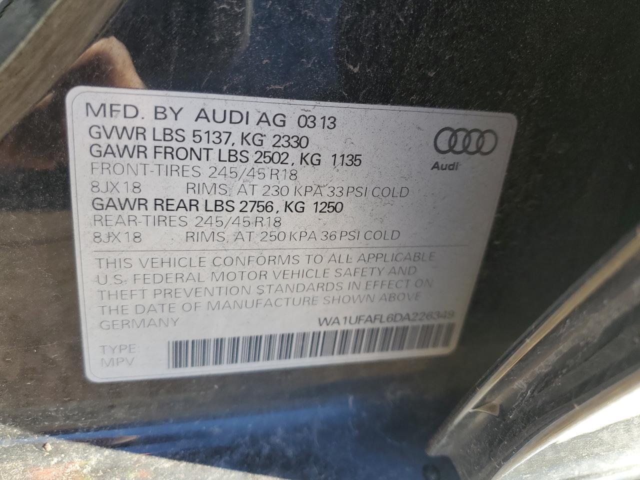 2013 AUDI A4 allroad