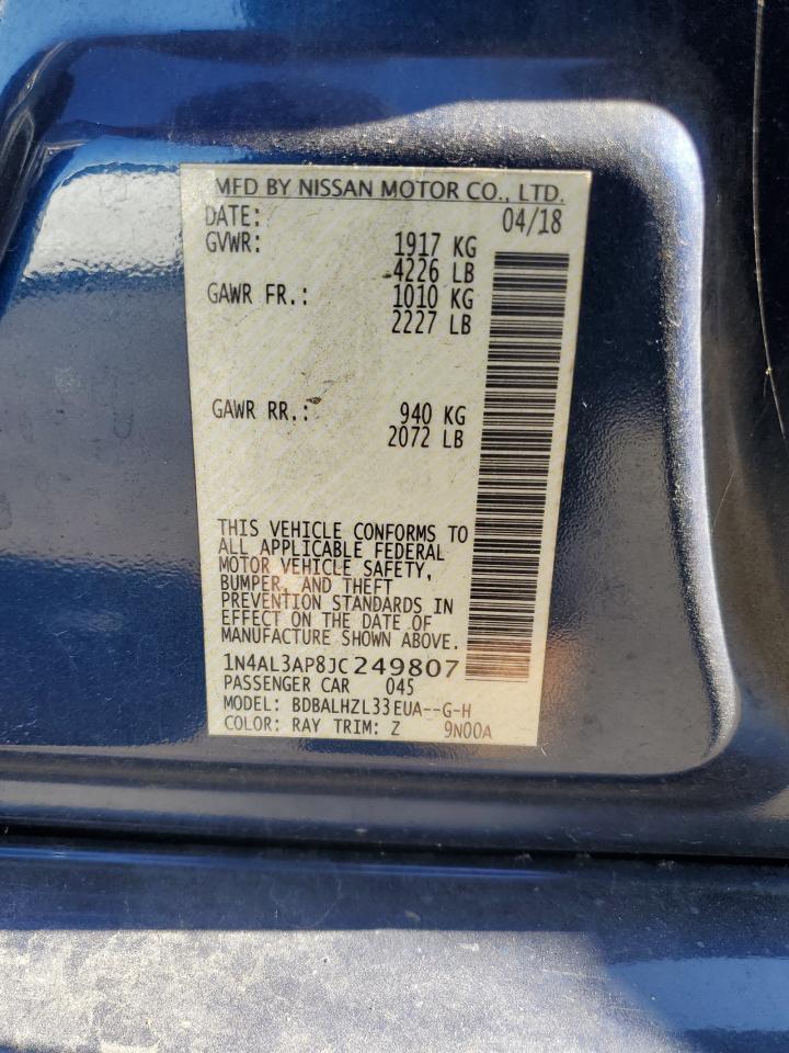 2018 NISSAN ALTIMA