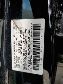 2012 HONDA ACCORD
