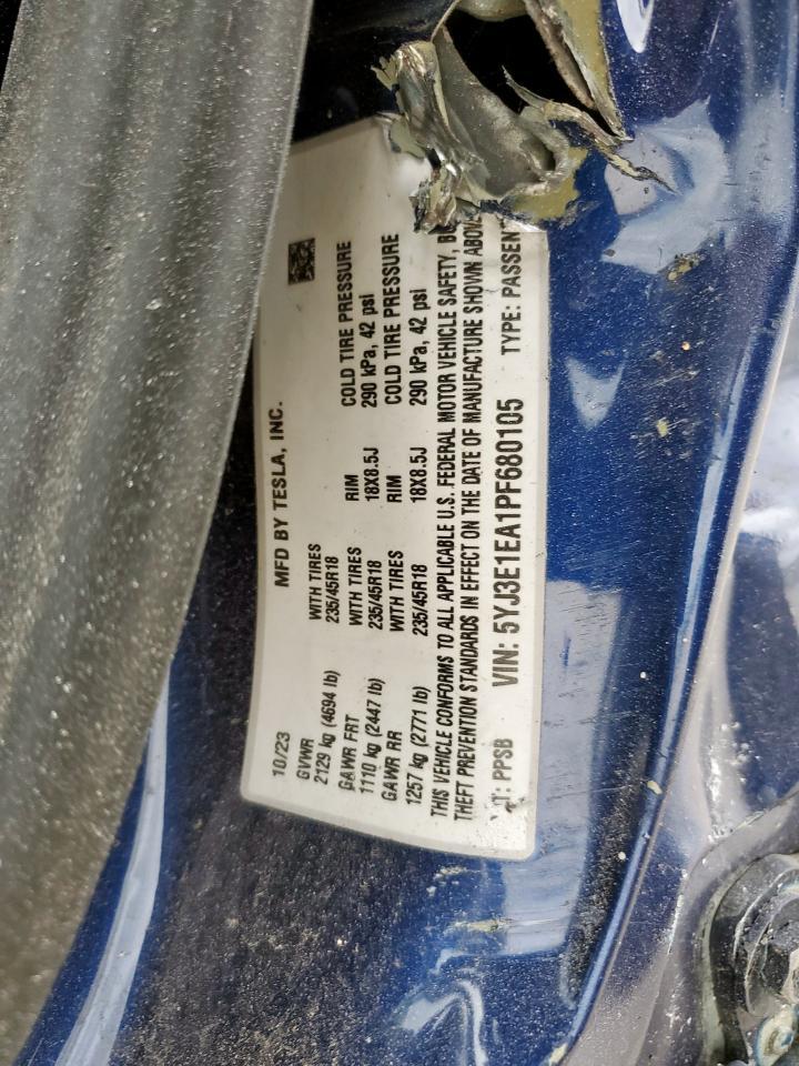 2023 TESLA MODEL 3