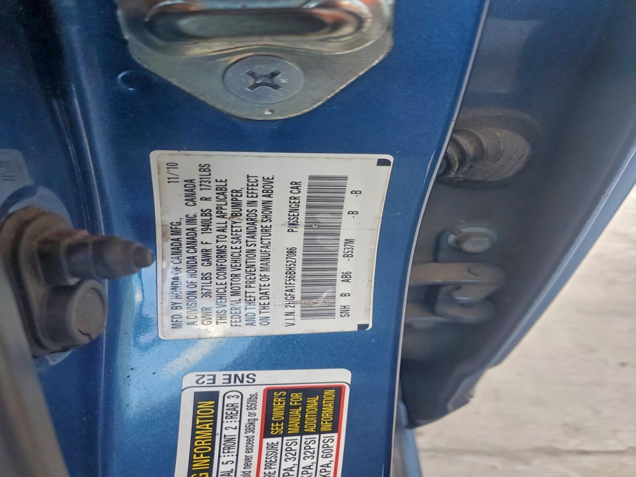 2011 HONDA CIVIC