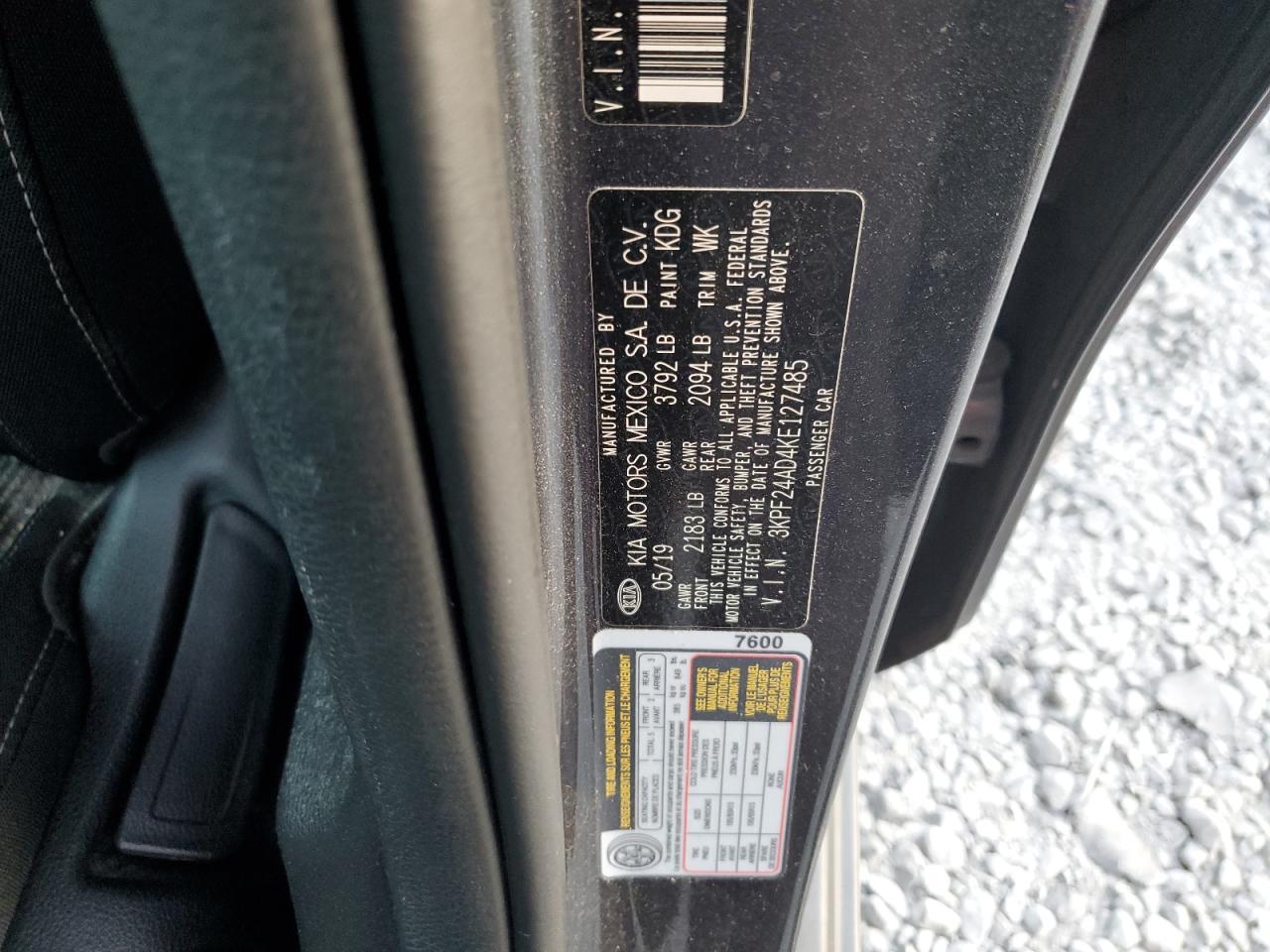 2019 KIA FORTE