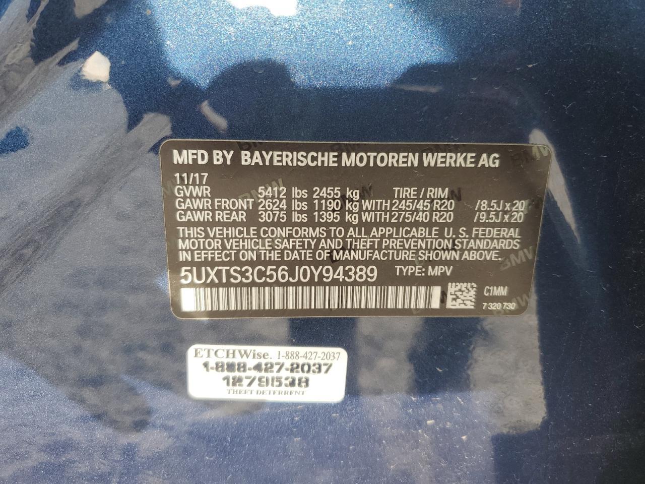 2018 BMW X3