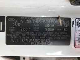 2012 KIA FORTE
