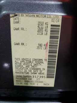 2014 NISSAN ALTIMA