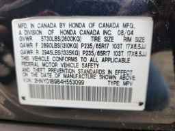 2004 ACURA MDX