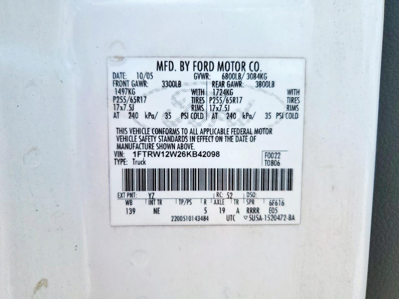 2006 FORD F-150