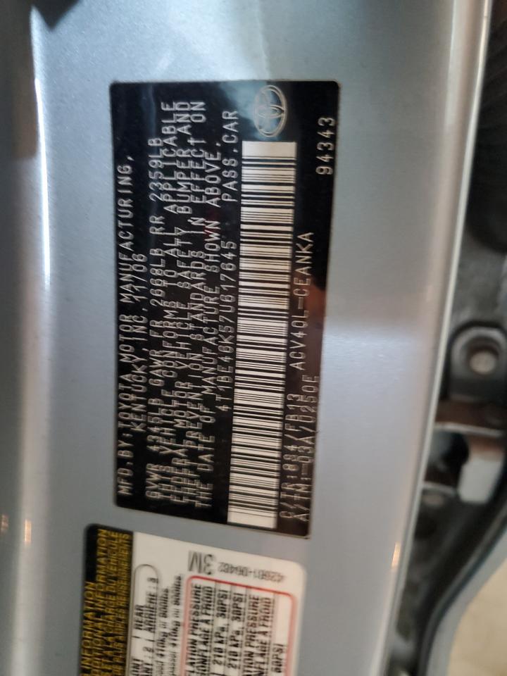 2007 TOYOTA CAMRY