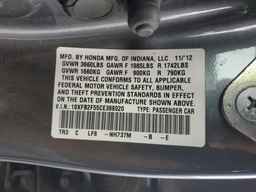 2012 HONDA CIVIC