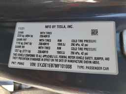 2021 TESLA MODEL 3