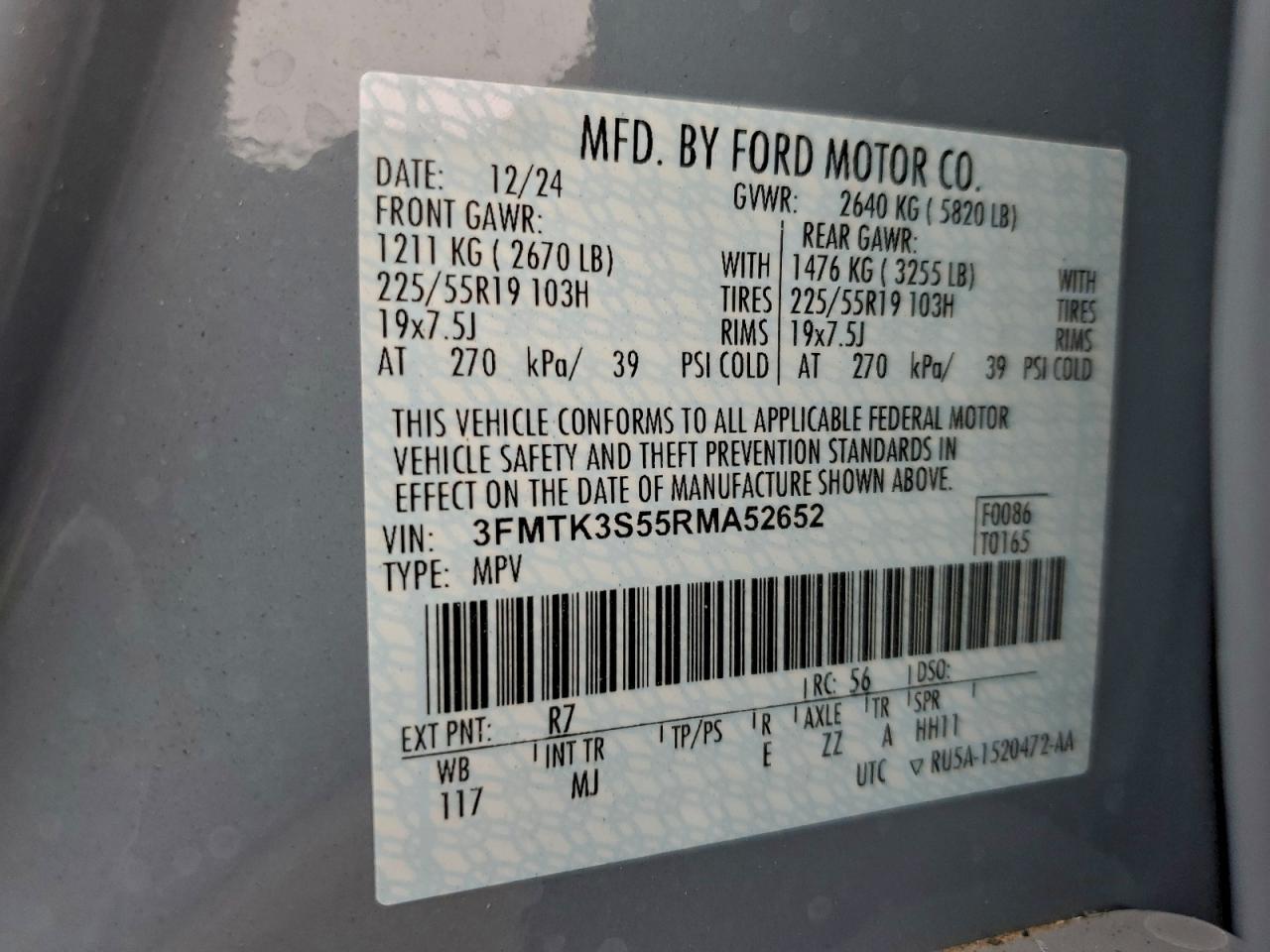 2024 FORD Mustang Mach-E