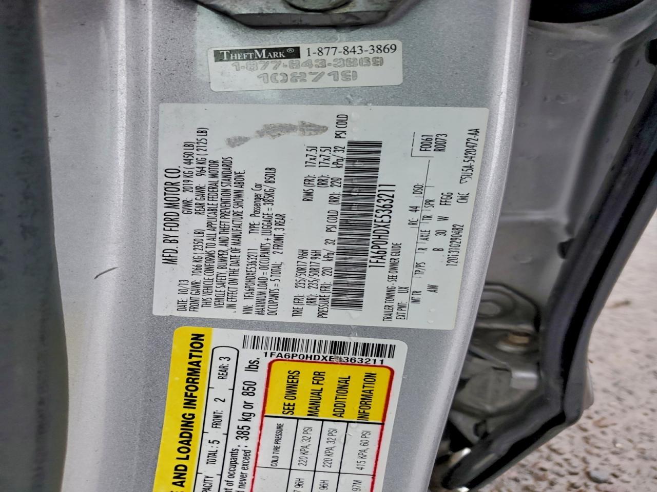 2014 FORD FUSION