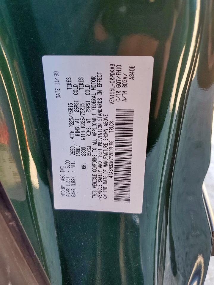 2000 TOYOTA TACOMA