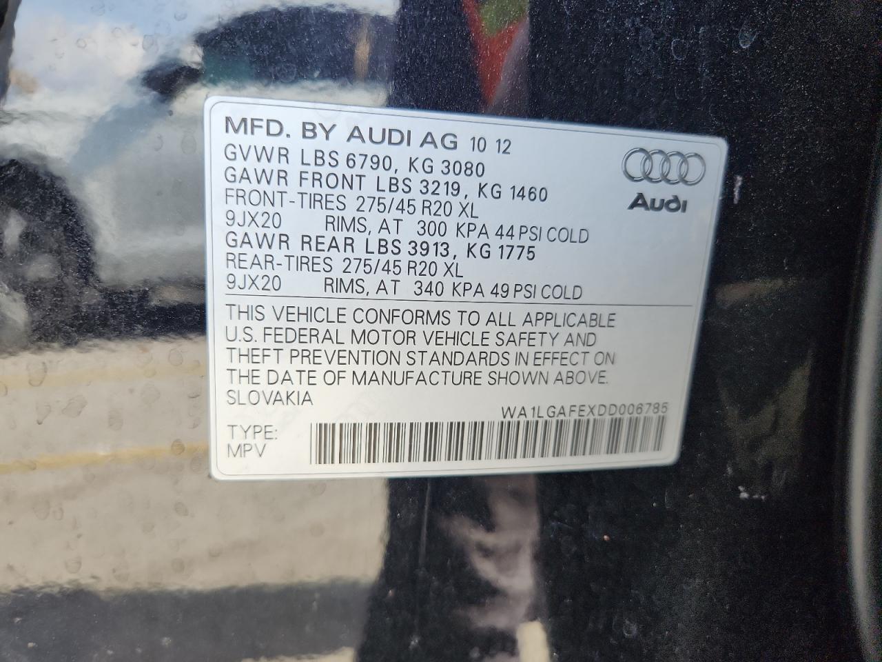 2013 AUDI Q7