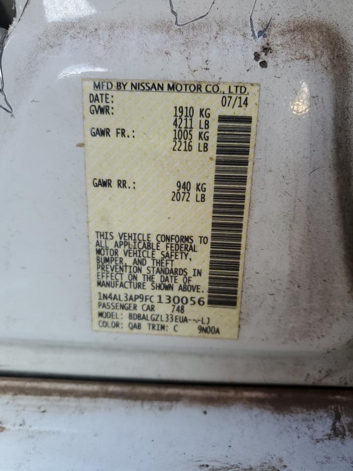 2015 NISSAN ALTIMA