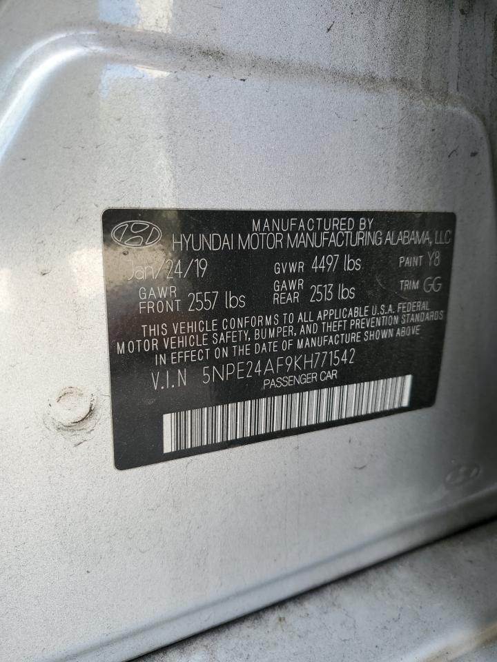 2019 HYUNDAI SONATA
