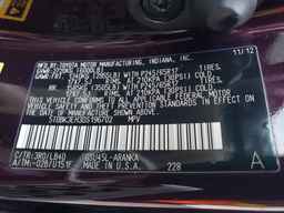2013 TOYOTA HIGHLANDER