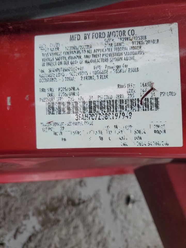 2008 FORD FUSION