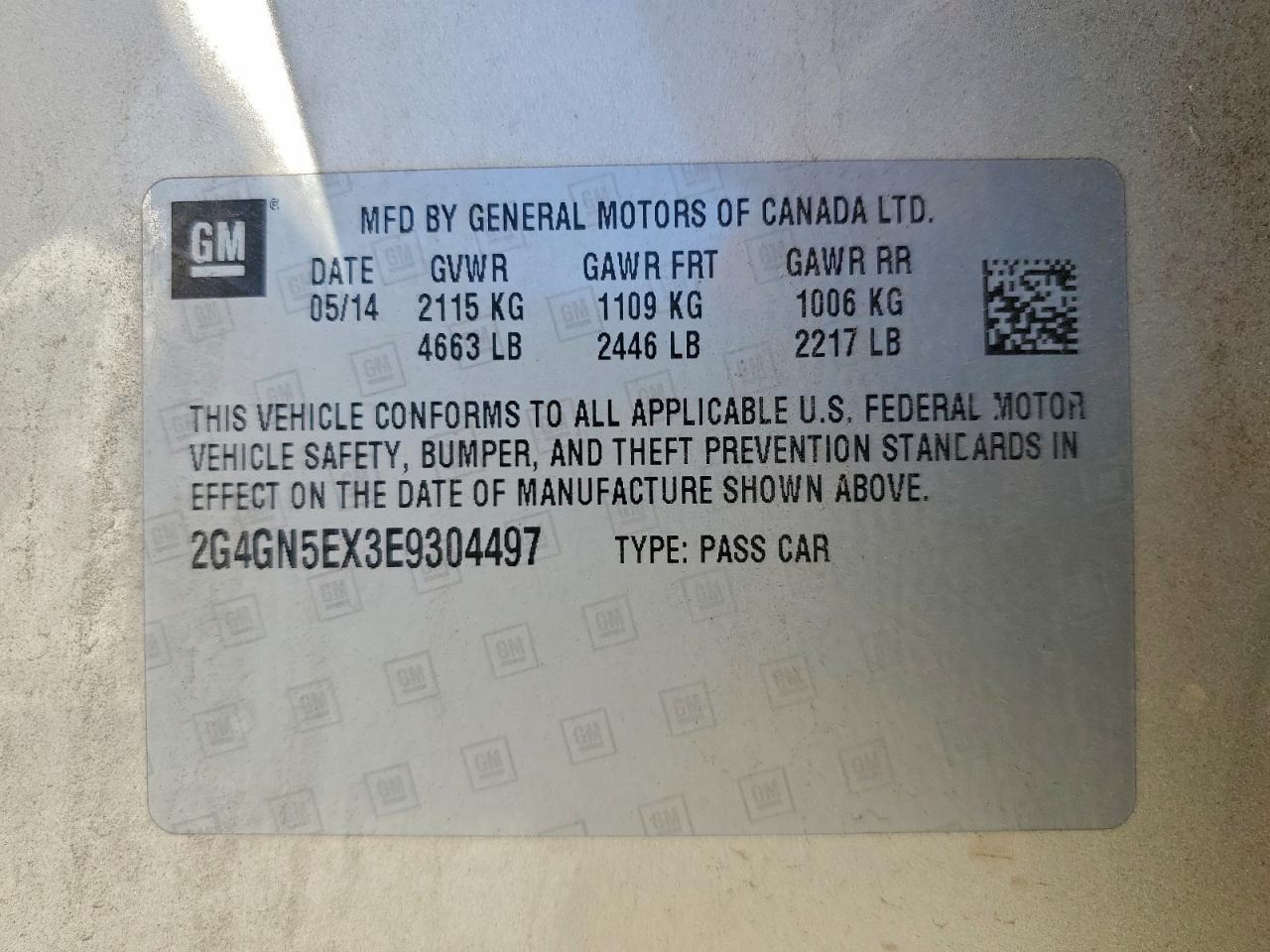 2014 BUICK Regal