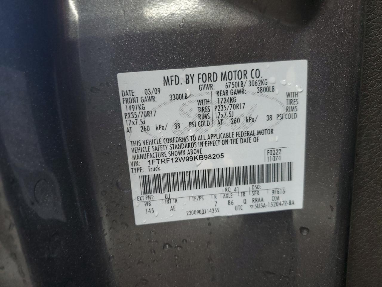 2009 FORD F-150
