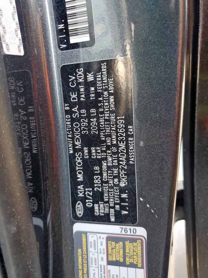 2021 KIA FORTE